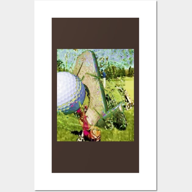 Golf club graphic style Wall Art by robelf